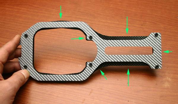 [���ܼ�] HN6027T-0 [Align] T-Rex600N Reinforced Carbon Bottom Plate/2.0mm