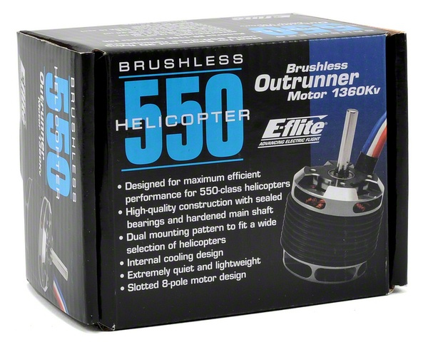 [���ܼ�] EFLM60550A Heli 550 Brushless Outrunner Motor, 1360Kv (Blade 550X)