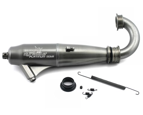 [���ܼ�] DYNP5003 [DYNAMITE] Platinum 1/8 053 Mid Range Inline Exhaust System (Hard Anodized)
