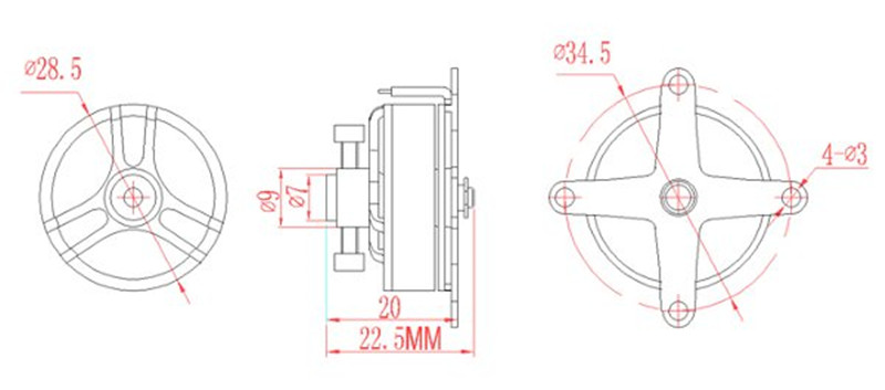 [���ܼ�] GT2205 [EMAX] GT2205 1660KV BRUSHLESS MOTOR