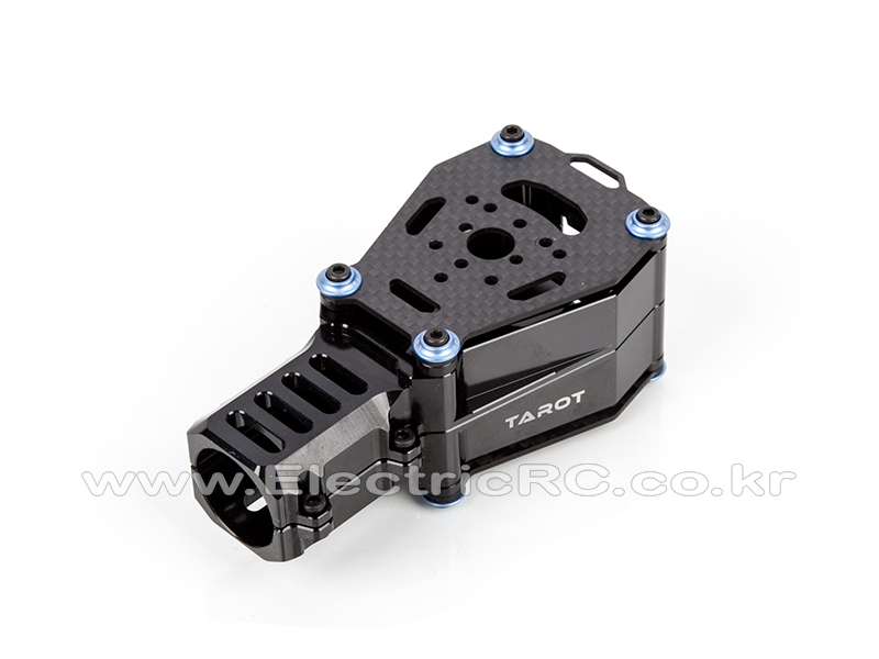 [���ܼ�] TL96032-HG [TR] OCTO Rotor-X(Coaxial) Motor Mount for X8 (Black/��25mm/High Grade)