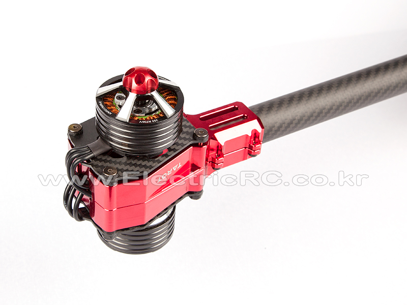 [���ܼ�] TL96032-HG [TR] OCTO Rotor-X(Coaxial) Motor Mount for X8 (Black/��25mm/High Grade)