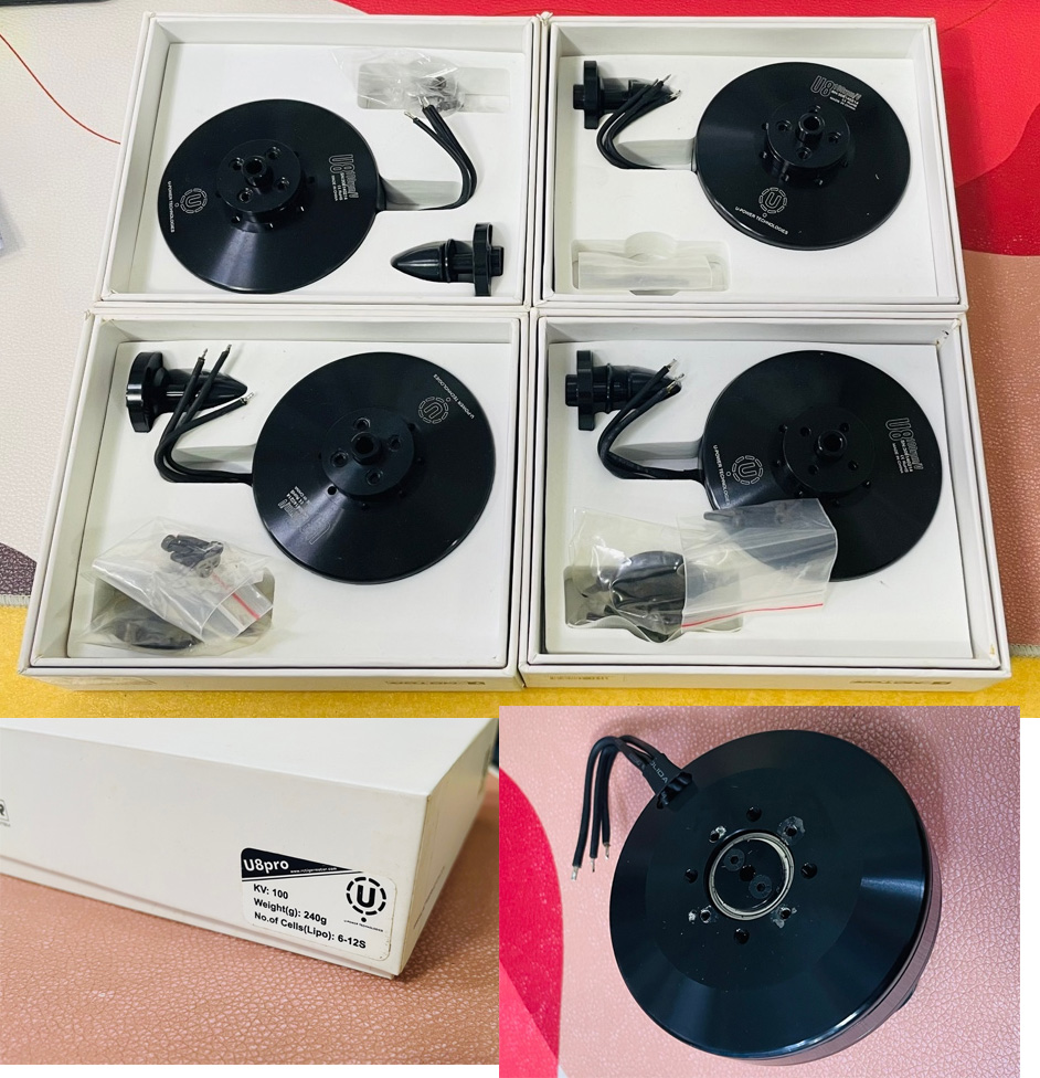[���ܼ�] U8pro [T-MOTOR] Ƽ���� U8 Pro 100KV �귯������ ���� 4�� ��Ʈ (�߰�)