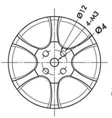 [���ܼ�] P00000LM [T-MOTOR] PA049 ���Ӿ���� (CW/CCW)