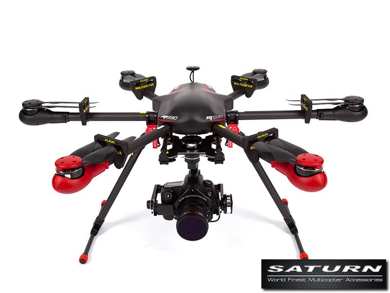 [���ܼ�] M480021-R [SATURN] 690L Retract Landing Gear Mounting Block(RED)