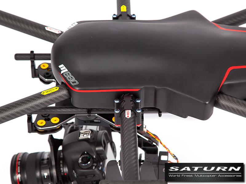 [���ܼ�] M480021-R [SATURN] 690L Retract Landing Gear Mounting Block(RED)