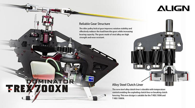 [���ܼ�] RH70N11XW-B [ALIGN] T-Rex700XN Nitro Combo (BeaxtX HD ���̷� ����)