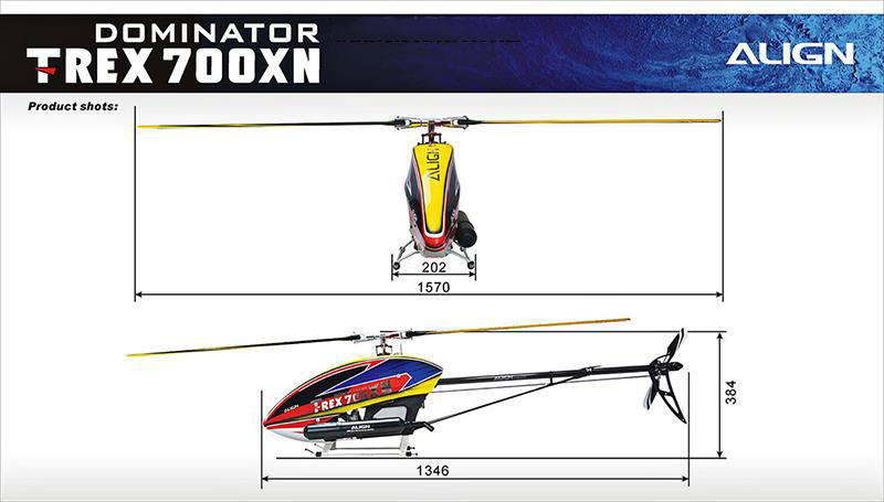 [���ܼ�] RH70N12XW [ALIGN] T-Rex700XN Nitro KIT