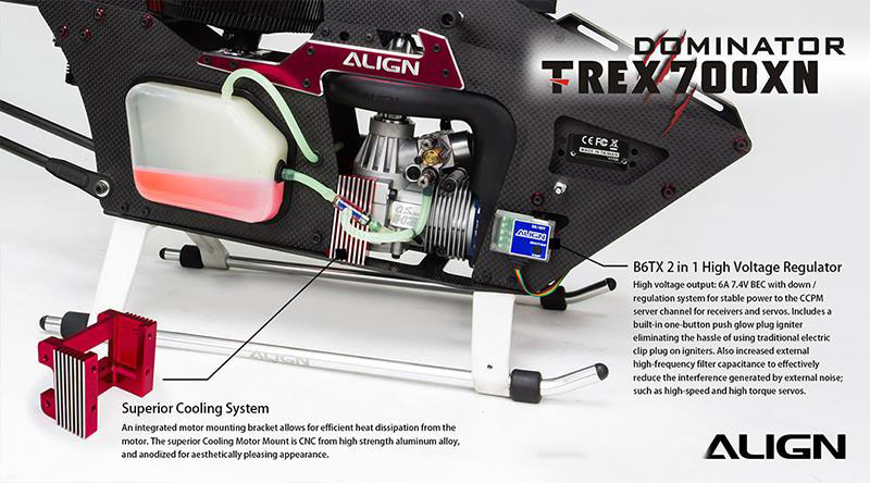 [���ܼ�] RH70N12XW [ALIGN] T-Rex700XN Nitro KIT