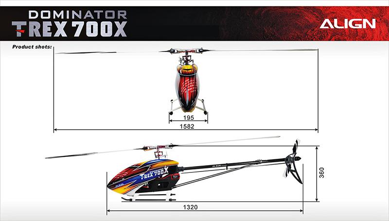 [���ܼ�] RH70E35XW [ALIGN] T-Rex700X Dominator TOP Combo - �����Ǹ�