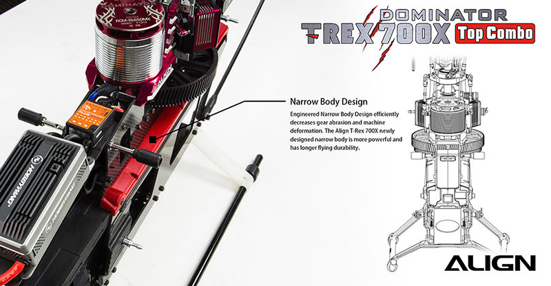 [���ܼ�] RH70E35XW [ALIGN] T-Rex700X Dominator TOP Combo - �����Ǹ�