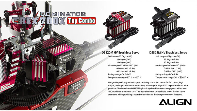 [���ܼ�] RH70E35XW [ALIGN] T-Rex700X Dominator TOP Combo - �����Ǹ�