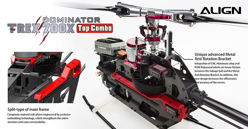 [���ܼ�] RH70E35XW [ALIGN] T-Rex700X Dominator TOP Combo - �����Ǹ�