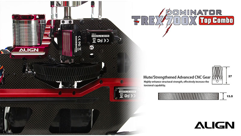 [���ܼ�] RH70E35XW [ALIGN] T-Rex700X Dominator TOP Combo - �����Ǹ�