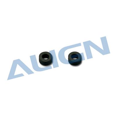[���ܼ�] H25038TA [Align] T-Rex250 Damper Rubber/Black 75��