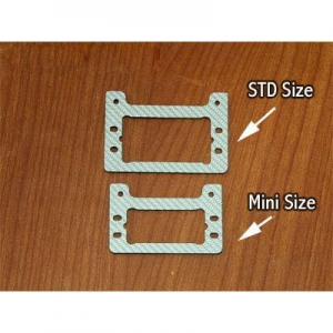 [CS] T-Rex500 Carbon Rudder Servo Mount(Silver) for Mini Servo 