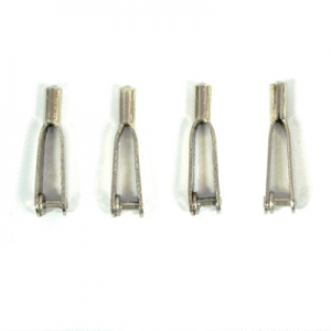 [FM16-201] M2 ��Ż Ŭ��� 2mm ��Ű����(4pcs / ����� Ÿ��) Metal clevises