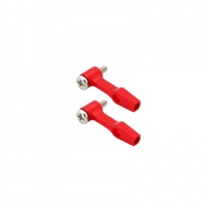 CNC AL DFC Linkage Set (Red) - Blade Nano CPX 