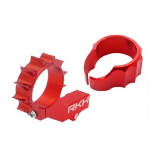 CNC AL 8mm Tail Motor Mount w/Protection Set (Red) - Blade mCPXBL 