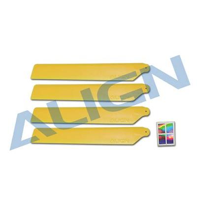 [���ܼ�] HD123DT [Align] T-Rex150 120 Main Blades - Yellow(for Hard 3D)