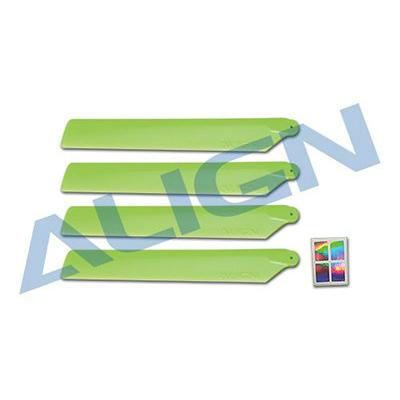 [���ܼ�] HD123CT [Align] T-Rex150 120 Main Blades - Green(for Hard 3D)