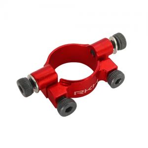 CNC AL Horizontal Stabilizer Fin Mount Set (Red) - Blade 300X/CFX 