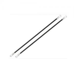 CNC AL Tail Boom Support Set (Silver) - Blade 180 CFX 