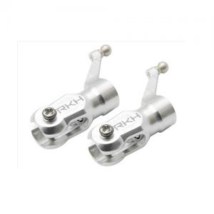 CNC AL Main Blade Grip Set (Silver) - Blade 130 S, 150 S, 180 CFX 