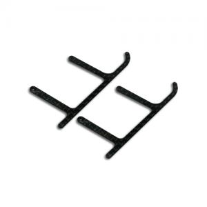 CNC CF Landing Skid Style 02 Set [mCPXBL731-CF] - MCPX BL 