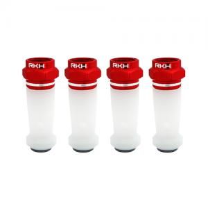 CNC AL and Delrin Leg Set (Red) - Blade 200 QX 