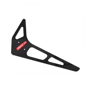 CNC Tail Vertical Fin Style 02 Set (Red) - Blade 450 3D/X 