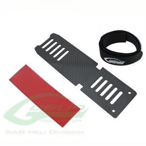 H0536-S - Carbon Fiber Battery Tray - Goblin 380 