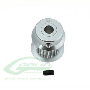 H0501-22-S - Aluminum Motor Pulley 22T - Goblin 380 
