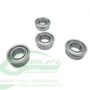 HC400-S - ABEC-5 Flanged bearing 2.5x6x2.6mm (4pcs) - Goblin 500/570/770/ HPS 630/700 