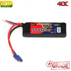 [EP Power] 11.1V 1100mAh 40C  ��Ƭ������ ���͸� (EC3 ��) 1/14 1/16���� ���������/�װ���