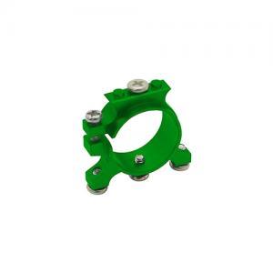CNC AL Carbon Tube Arm Mount (Green) - RKH 135RQX/Blade Glimpse 
