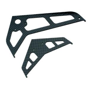 Stab/Fin Set, Carbon Fiber: B450 