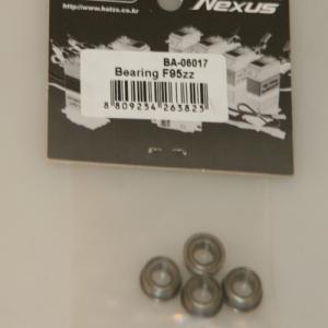 Bearing MF95zz (5x9x3mm) Flanged bearing 