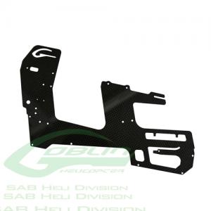 H0240-S - Carbon Fiber Main Frame(1pc) - Goblin 500 