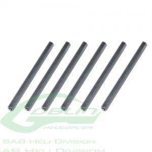 H0239-S - Aluminum Spacer 54mm(6pcs) - Goblin 500/570 