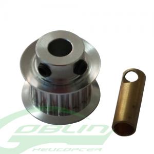 Aluminum Motor Pulley Z18 - Goblin 500/570 [H0215-18-S] 