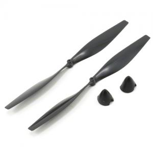 E-flite 130x70mm Prop Set w/Spinner (2) (UMX 4-Site/Sukhoi/Pole Cat) 