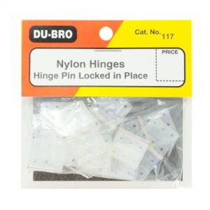 [DUBRO] Nylon Hinges Medium 5/8inch (16x28mm, 15����) 