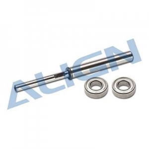 [ALIGN] 800MX Motor Shaft(w/Bearing) 6 x 93.5mm