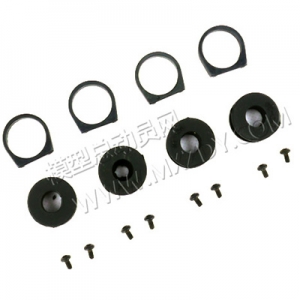 ��Ƽ���� ī�� ������ ������ CNC �˷�̴� ��� ���� ���� (4pcs / d12mm) - ���� d12mm CNC Aluminum Fixing Base with Shock Absorbing Rubber (4pcs) 