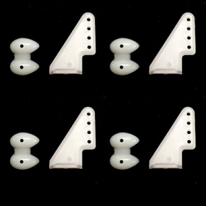20x27mm 4Ȧ �ö�ƽ ��Ʈ�� ȥ (4��) Plastic Control Horns 20 x 27 4-Holes