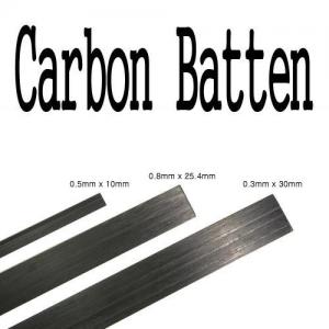 ī�� ���� Carbon Batten 0.5x3x1000mm (1��) (�԰� : �β�x��x����)