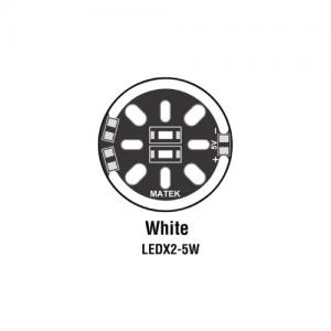 [Matek] ���� LED ��Ŭ X2 ���� ����Ʈ�� (5V / ���) [LEDX2-5W] LED CIRCLE X2/5V, MOTOR MOUNT White Vers