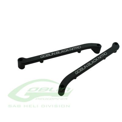 [���ܼ�] H0686T-S ALUMINUM TANK SUPPORT - GOBLIN BLACK NITRO