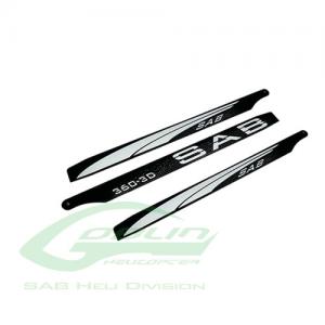 [SAB] Black Line Carbon Fiber Main Blades 360mm - Goblin 380 KSE 